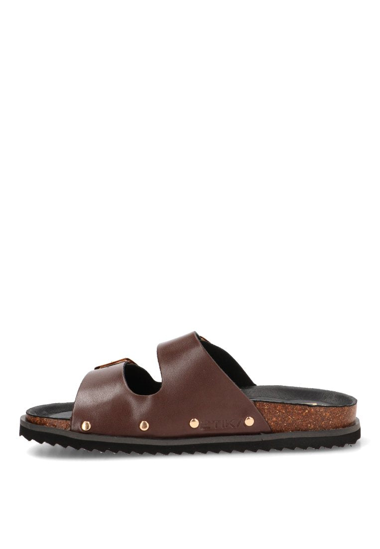 SANDALIA BIO HEBILLAS MONTESOLARO 10096 ETIKA MUJER CHOCOLATE
