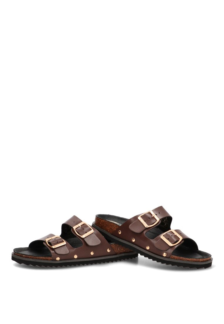 SANDALIA BIO HEBILLAS MONTESOLARO 10096 ETIKA MUJER CHOCOLATE