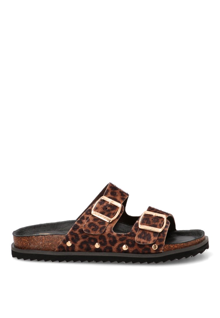 SANDALIA BIO HEBILLAS MONTESOLARO 10096 ETIKA MUJER LEOPARDO