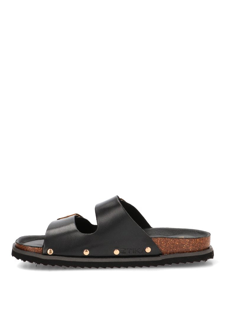 SANDALIA BIO HEBILAS MONTESOLARO 10096 ETIKA MUJER NEGRO