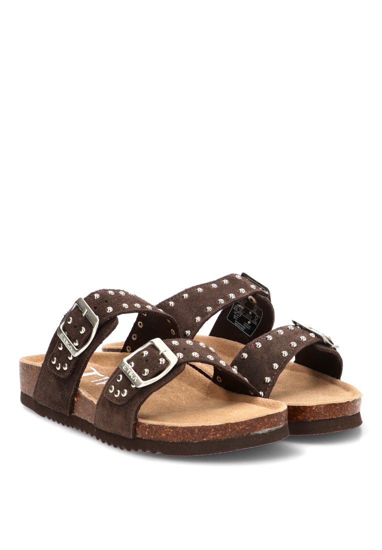 SANDALIA BIO HEBILLAS ARENAL 01 10093 ETIKA MUJER CHOCOLATE