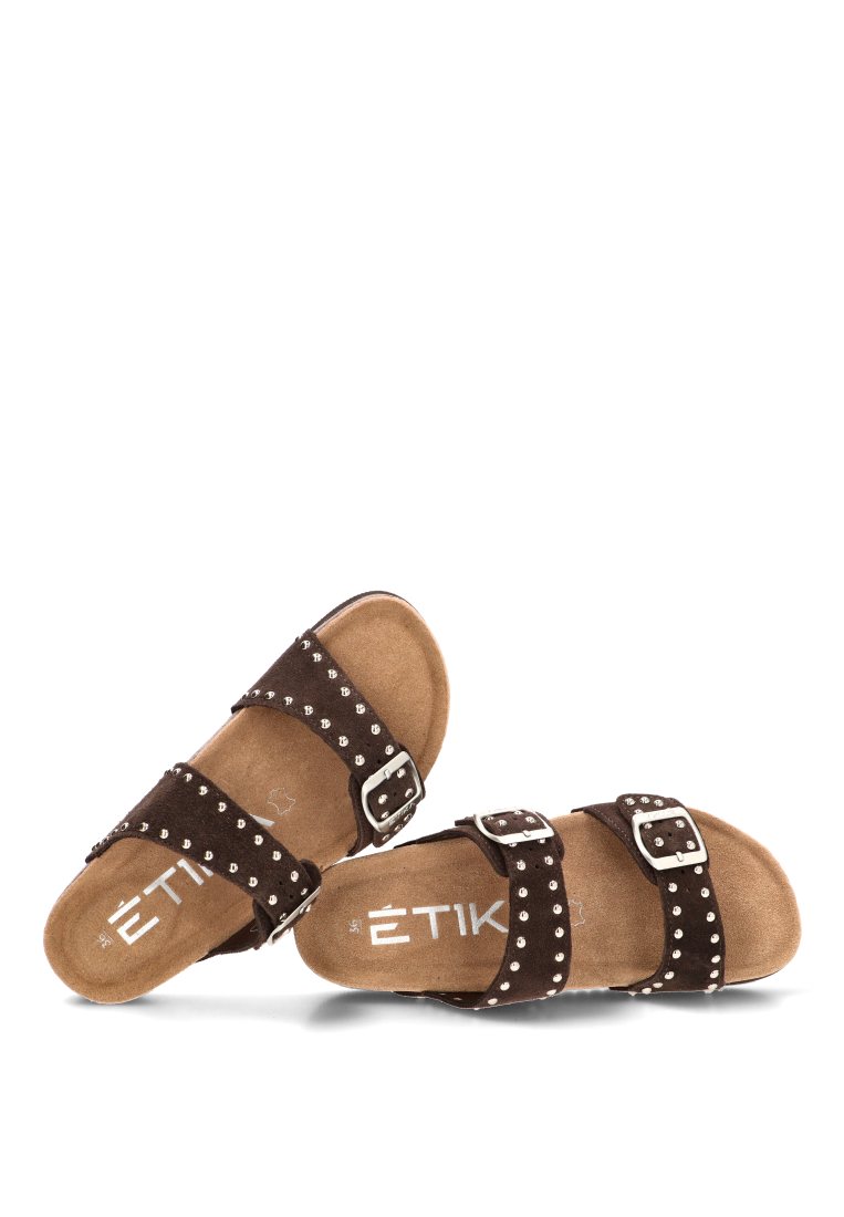 SANDALIA BIO HEBILLAS ARENAL 01 10093 ETIKA MUJER CHOCOLATE