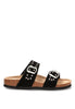 SANDALIO BIO HEBILLAS ARENAL 01 10093, ETIKA, MUJER, NEGRO Negro