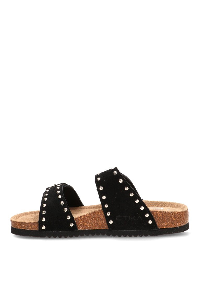 SANDALIO BIO HEBILLAS ARENAL 01 10093 ETIKA MUJER NEGRO