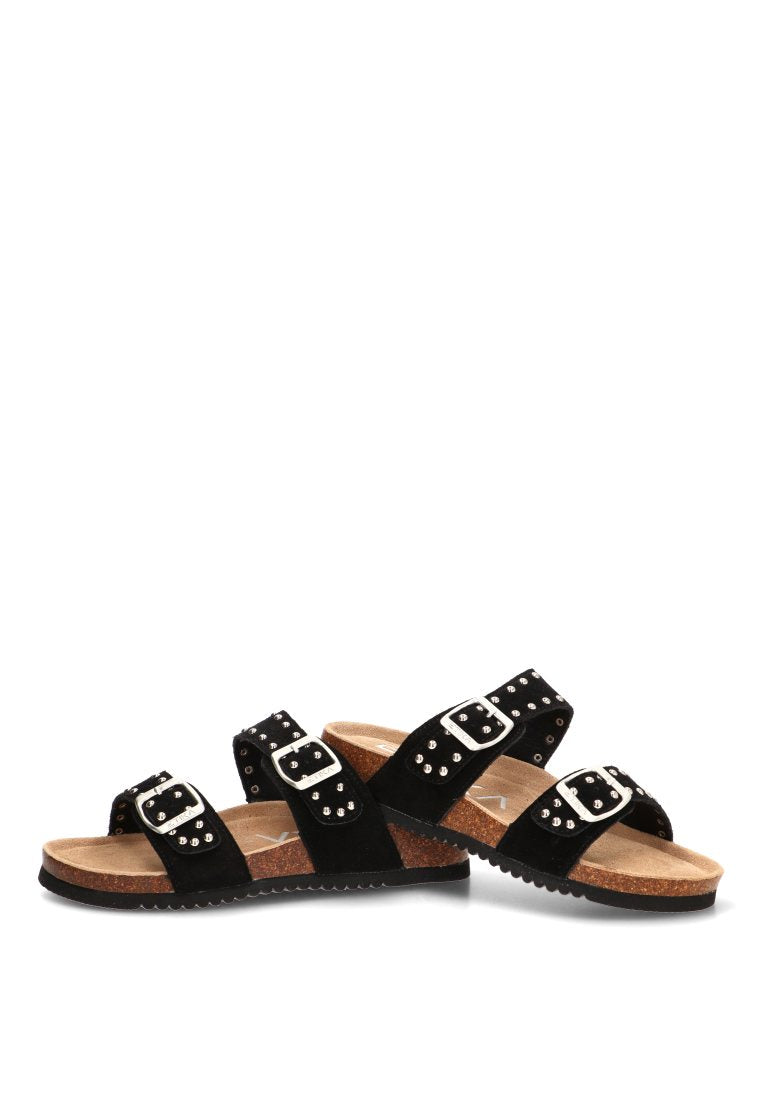 SANDALIO BIO HEBILLAS ARENAL 01 10093 ETIKA MUJER NEGRO