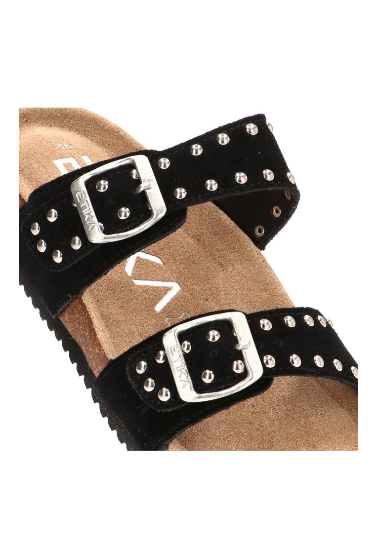 SANDALIO BIO HEBILLAS ARENAL 01 10093 ETIKA MUJER NEGRO