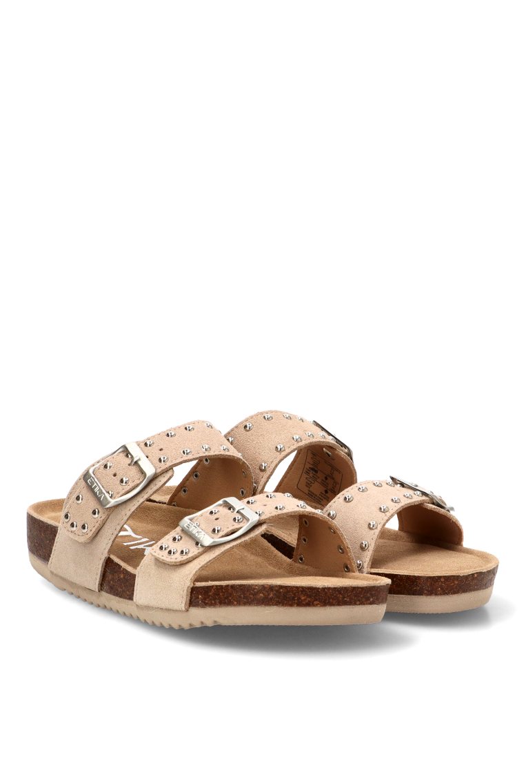 SANDALIA BIO HEBILLA ARENAL 01 10093 ETIKA MUJER BEIGE