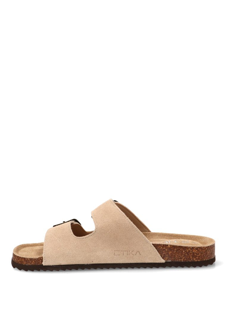 SANDALIAS BIO HEBILLAS JABLILLO 41012 ETIKA HOMBRE BEIGE SERRAJE