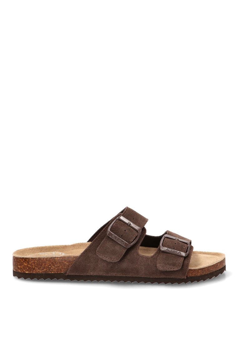 SANDALIAS BIIO HOMBRE HEBILLA JABLILLO 41012 ETIKA HOMBRE CHOCOLATE