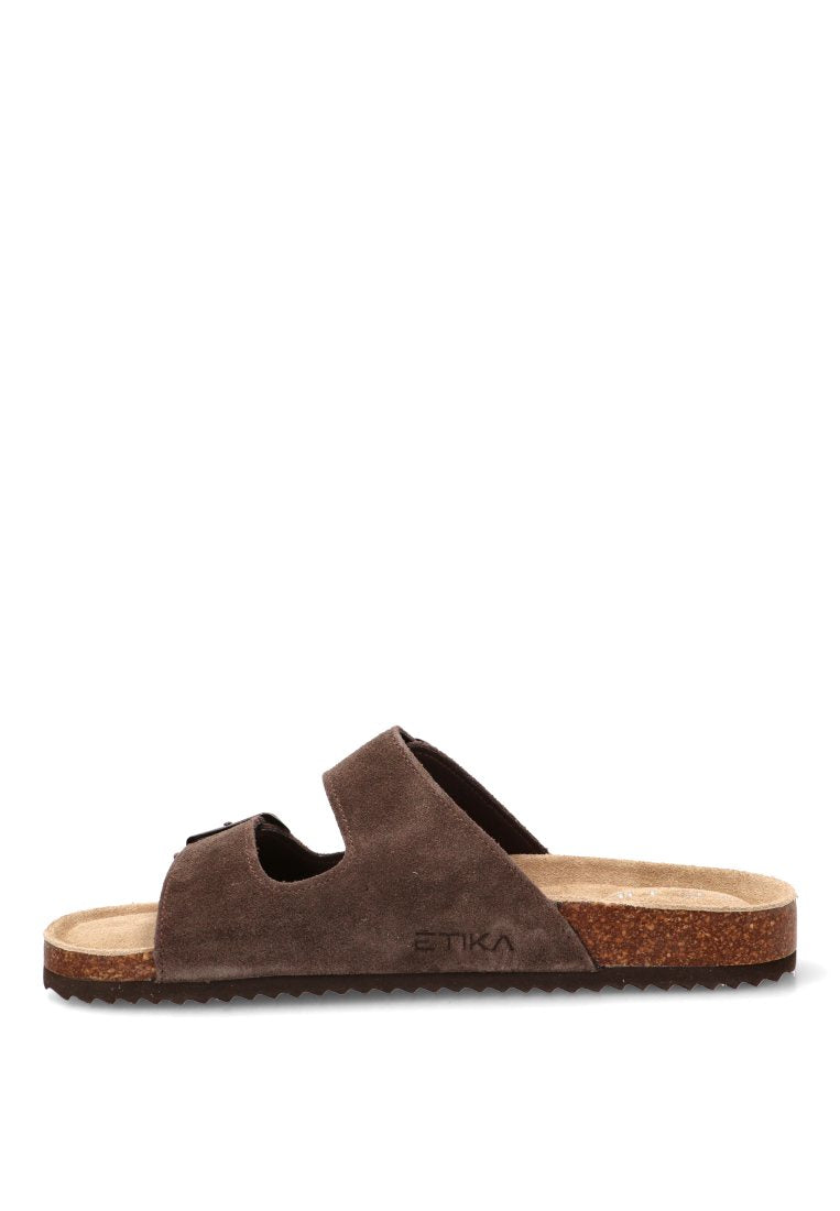 SANDALIAS BIIO HOMBRE HEBILLA JABLILLO 41012 ETIKA HOMBRE CHOCOLATE