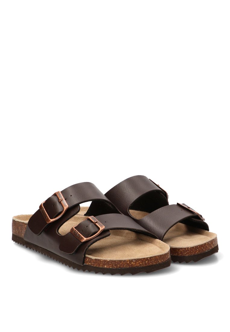 SANDALIA BIO HOMBRE HEBILLAS JABLILO 41012 ETIKA HOMBRE MARRoN