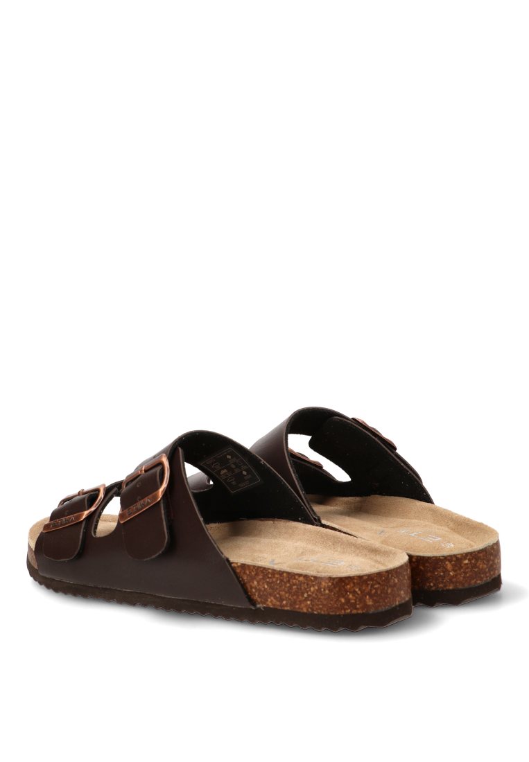 SANDALIA BIO HOMBRE HEBILLAS JABLILO 41012 ETIKA HOMBRE MARRoN