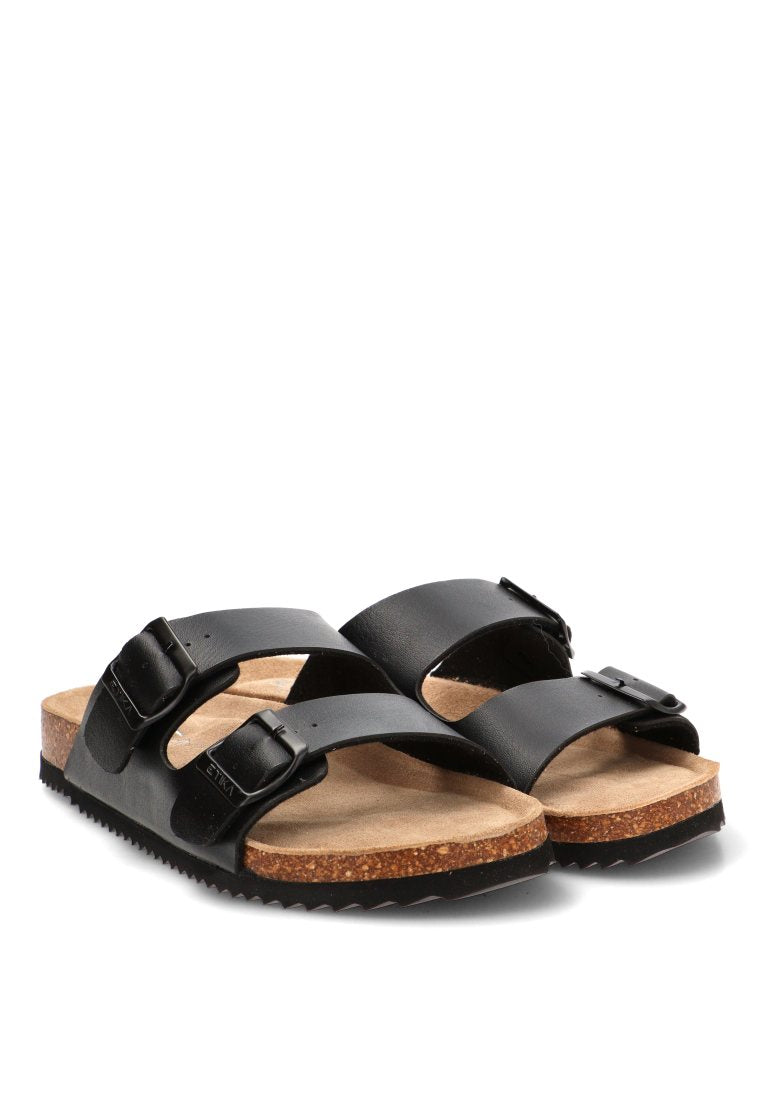 SANDALIA BIO HEBILLAS HOMBRE JABLILLO 41012 ETIKA HOMBRE NEGRO