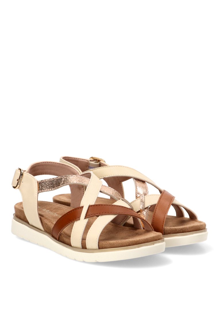 SANDALIAS CONFORT MUJER BAMBOLEO 40023 ARMONY MUJER BEIGE