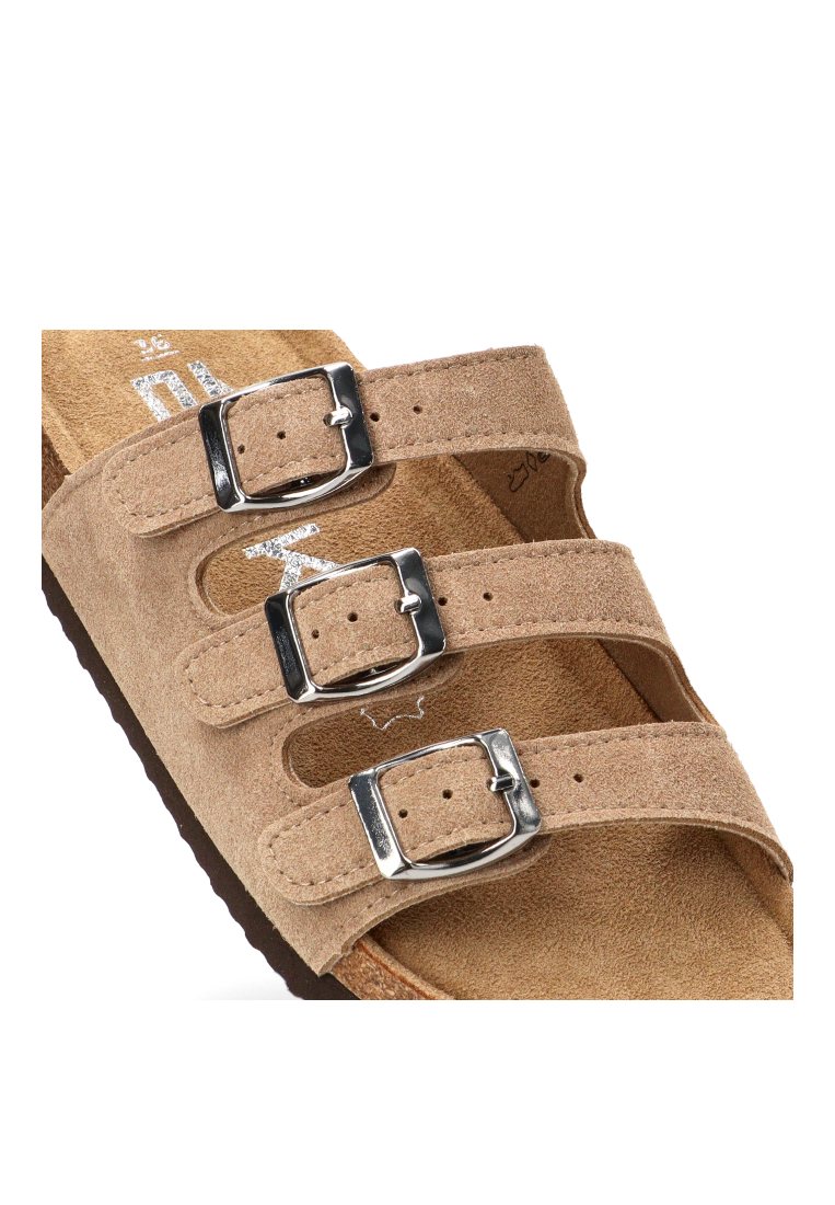 SANDALIA BIO TRIPLE HEBILLA NIKOS 10175 ETIKA MUJER BEIGE