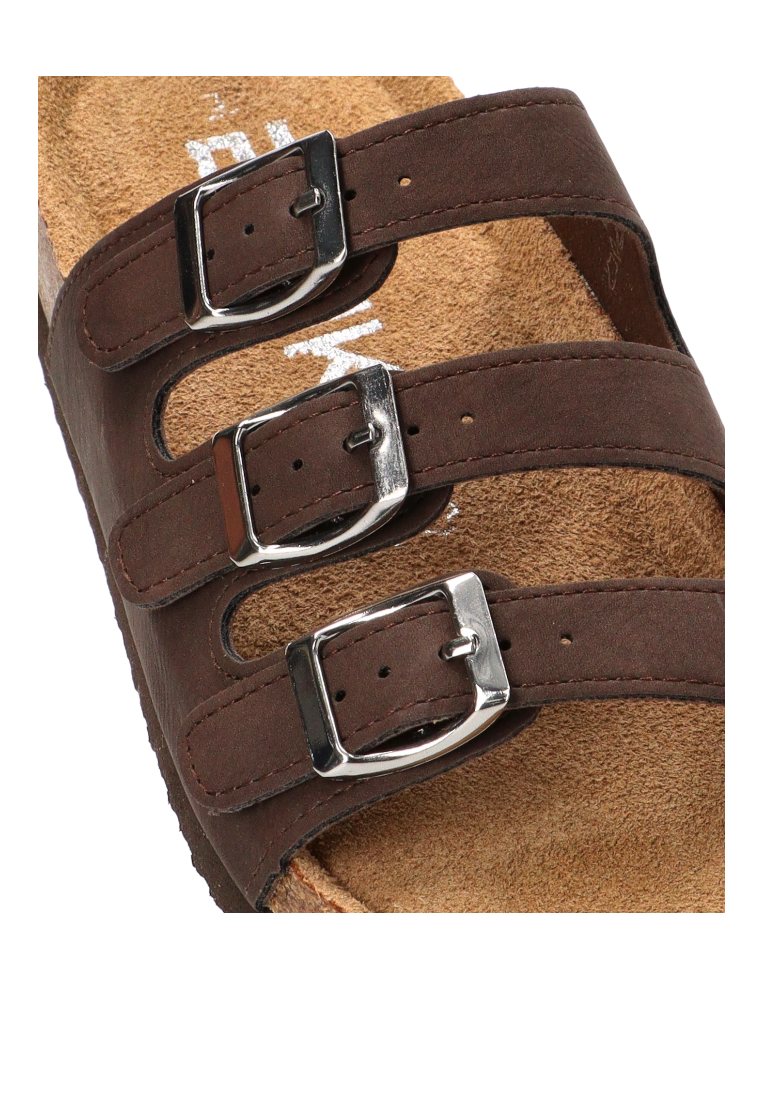SANDALIA BIO TRIPLE HEBILLA NIKOS 10175 ETIKA MUJER CHOCOLATE
