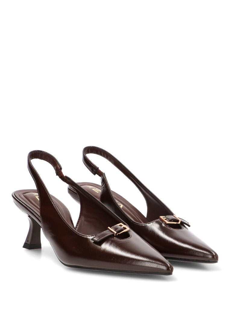 ZAPATO SALON ABIERTO LAZO BOSSA 63327 ETIKA MUJER CAFe
