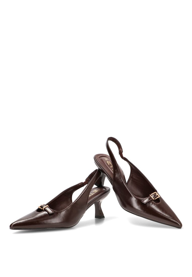 ZAPATO SALON ABIERTO LAZO BOSSA 63327 ETIKA MUJER CAFe