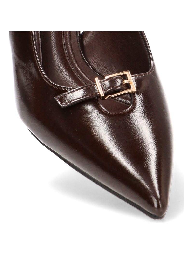 ZAPATO SALON ABIERTO LAZO BOSSA 63327 ETIKA MUJER CAFe