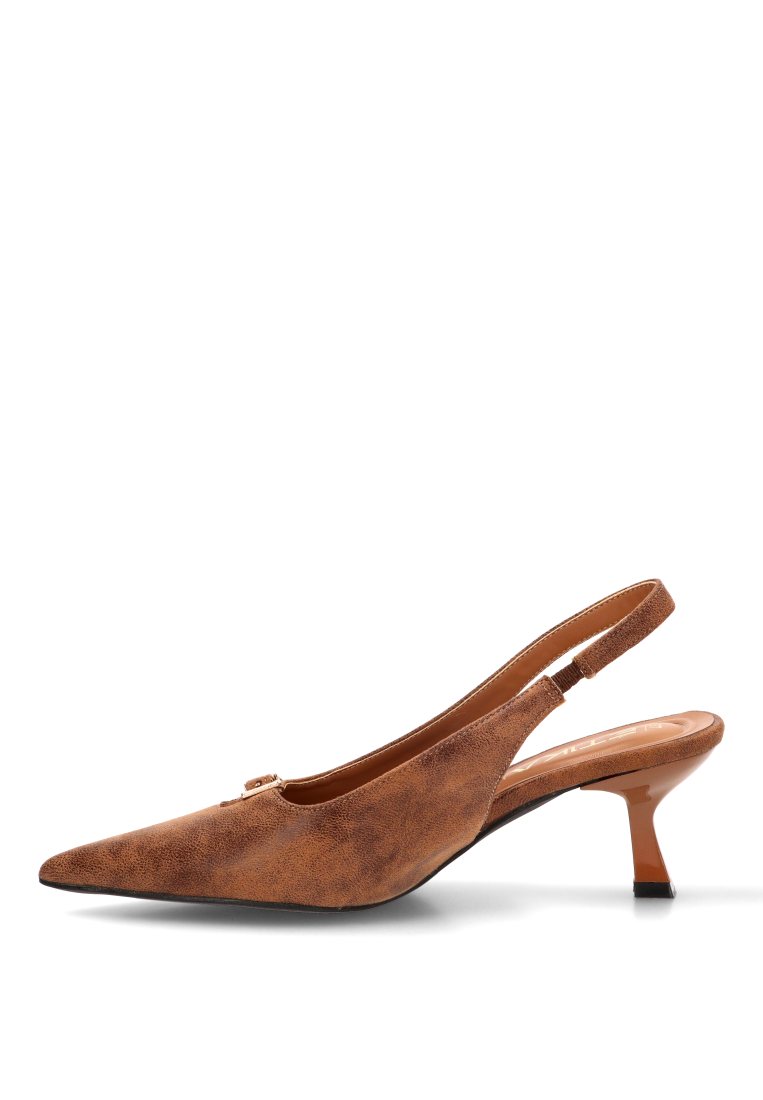 ZAPATO SALON ABIERTO LAZO BOSSA 63327 ETIKA MUJER CAMEL