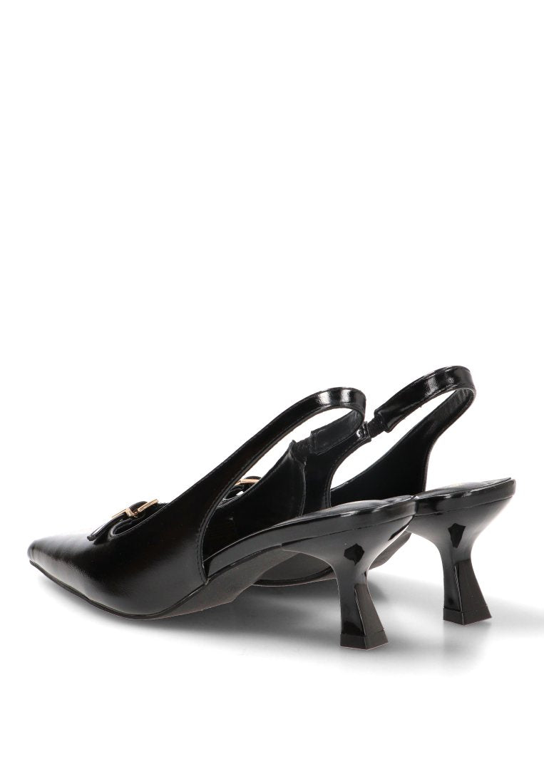 ZAPATO SALON ABIERTO LAZO BOSSA 63327 ETIKA MUJER NEGRO