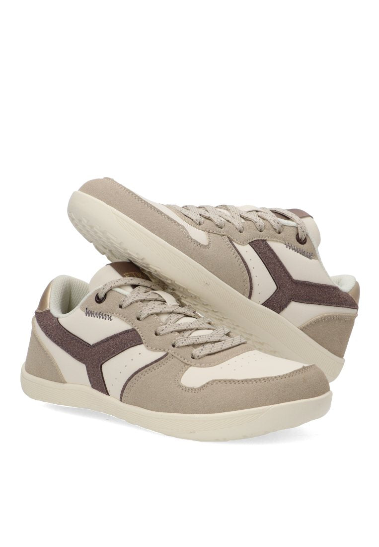 DEPORTIVO CASUAL NATURALFEET AURA ETIKA MUJER BEIGE