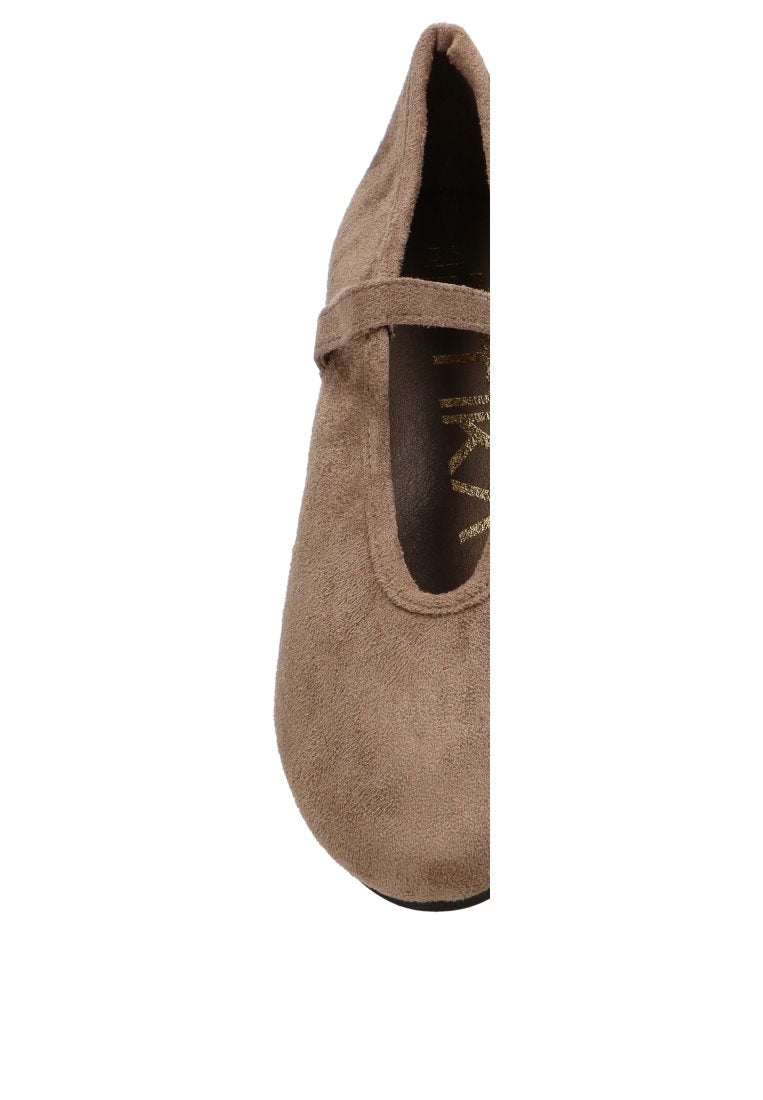 BAILARINAS HEBILLA ATENEA 63310 ETIKA MUJER TAUPE