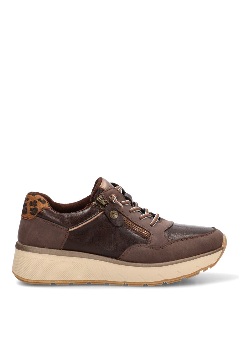 DEPORTIVAS CREMALLERA LATERAL ESSENCE 50045 ARMONY MUJER CAFe