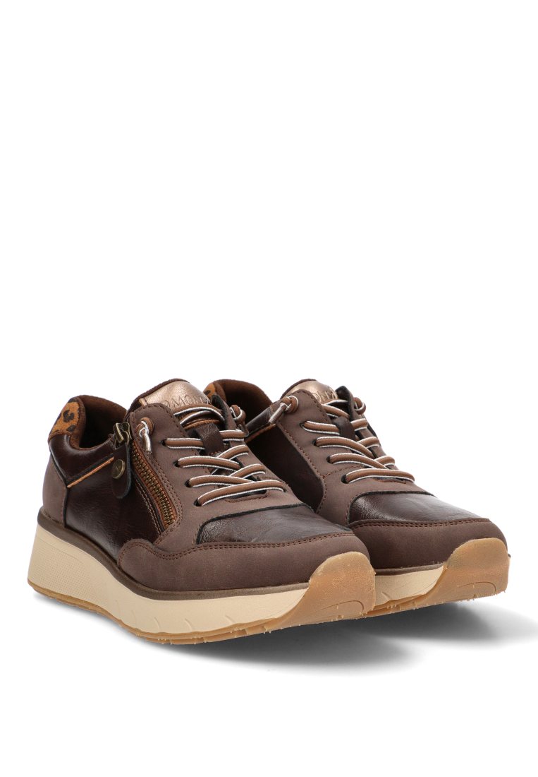 DEPORTIVAS CREMALLERA LATERAL ESSENCE 50045 ARMONY MUJER CAFe