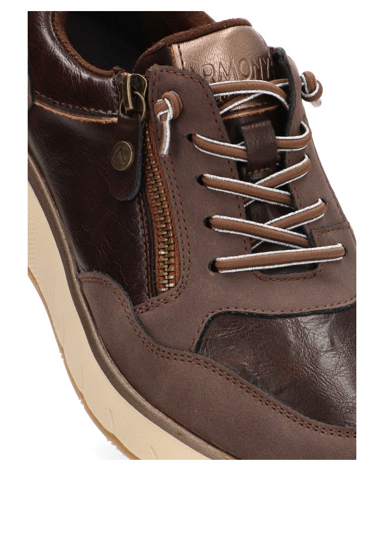 DEPORTIVAS CREMALLERA LATERAL ESSENCE 50045 ARMONY MUJER CAFe