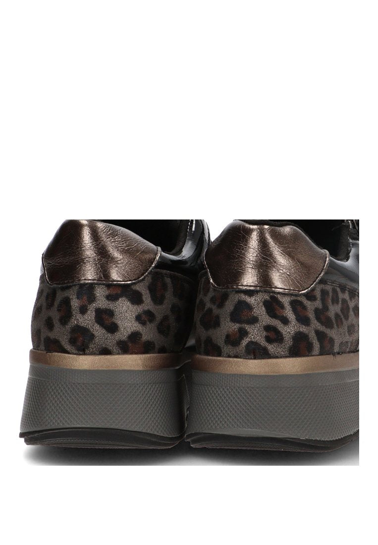 DEPORTIVAS CREMALLERA LATERAL ESSENCE 50045 ARMONY MUJER NEGRO