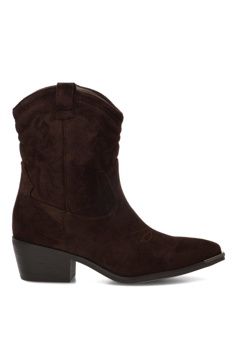 BOTIN PUNTA DORADA MAGNOLIA 110565 ETIKA MUJER CAFE