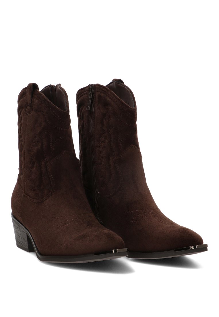 BOTIN PUNTA DORADA MAGNOLIA 110565 ETIKA MUJER CAFE