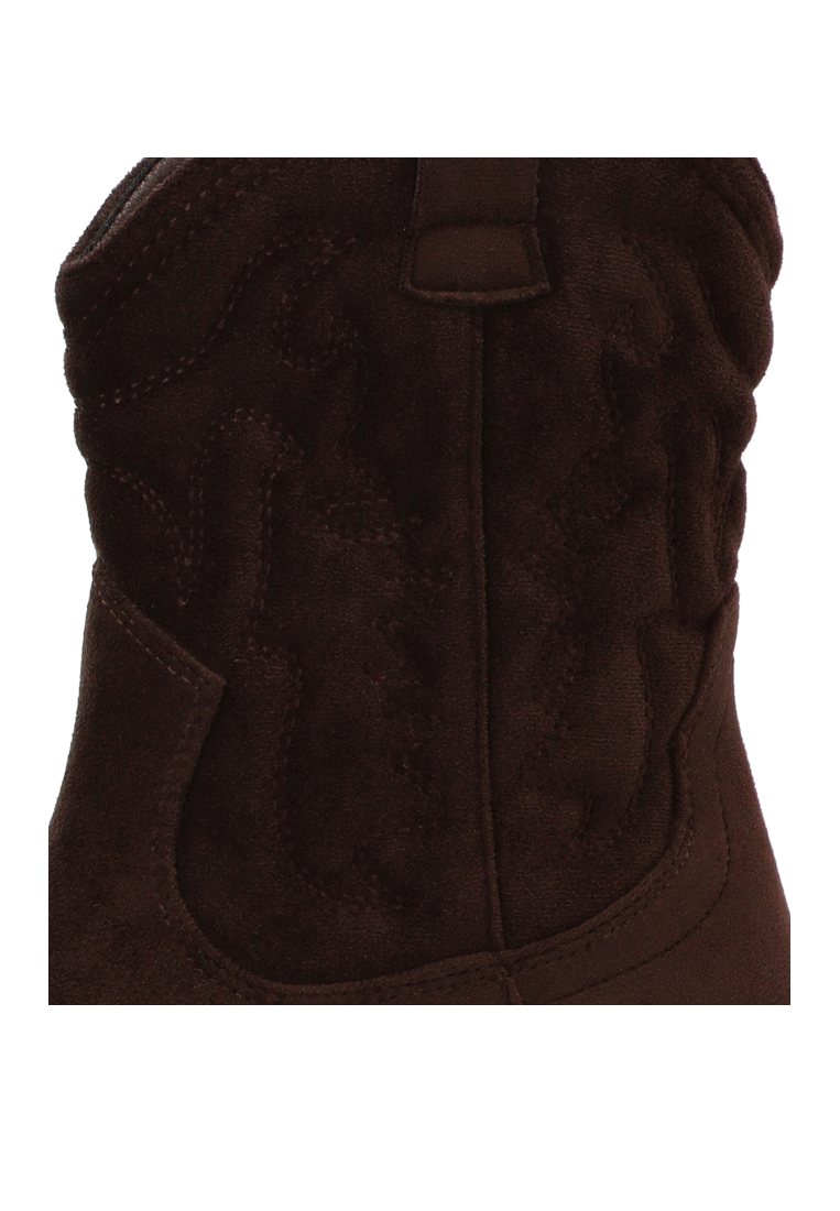 BOTIN PUNTA DORADA MAGNOLIA 110565 ETIKA MUJER CAFE