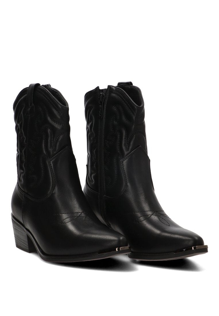 BOTIN PUNTA DORADA MAGNOLIA 110565 ETIKA MUJER NEGRO