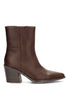 BOTIN LINEA PESPUNTE ICONA 110593, ETIKA, MUJER, CAFÉ CAFÉ