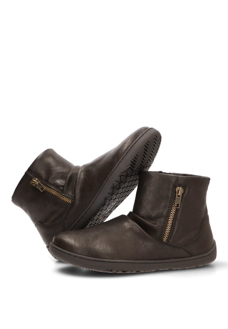BOTIN CREMALLERA NATURAL FEET MIMERA 10183 ETIKA MUJER CAFe