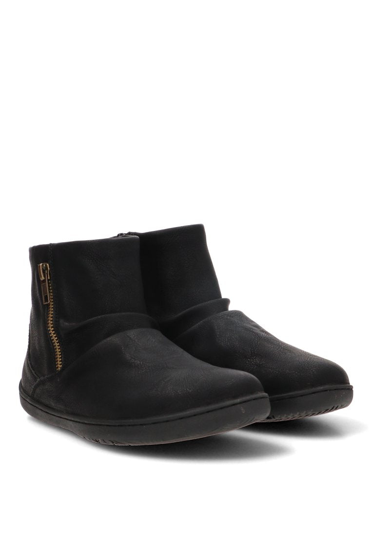 BOTIN CREMALLERA NATURAL FEET MIMERA 10183 ETIKA MUJER NEGRO