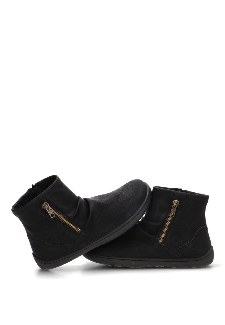 BOTIN CREMALLERA NATURAL FEET MIMERA 10183 ETIKA MUJER NEGRO