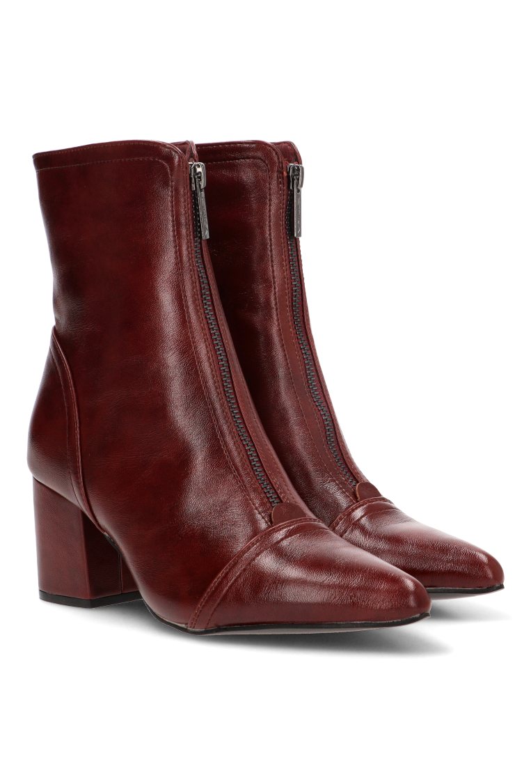 BOTIN CREMALLERA DELANTERA HANNA 32022 ETIKA MUJER BURDEOS