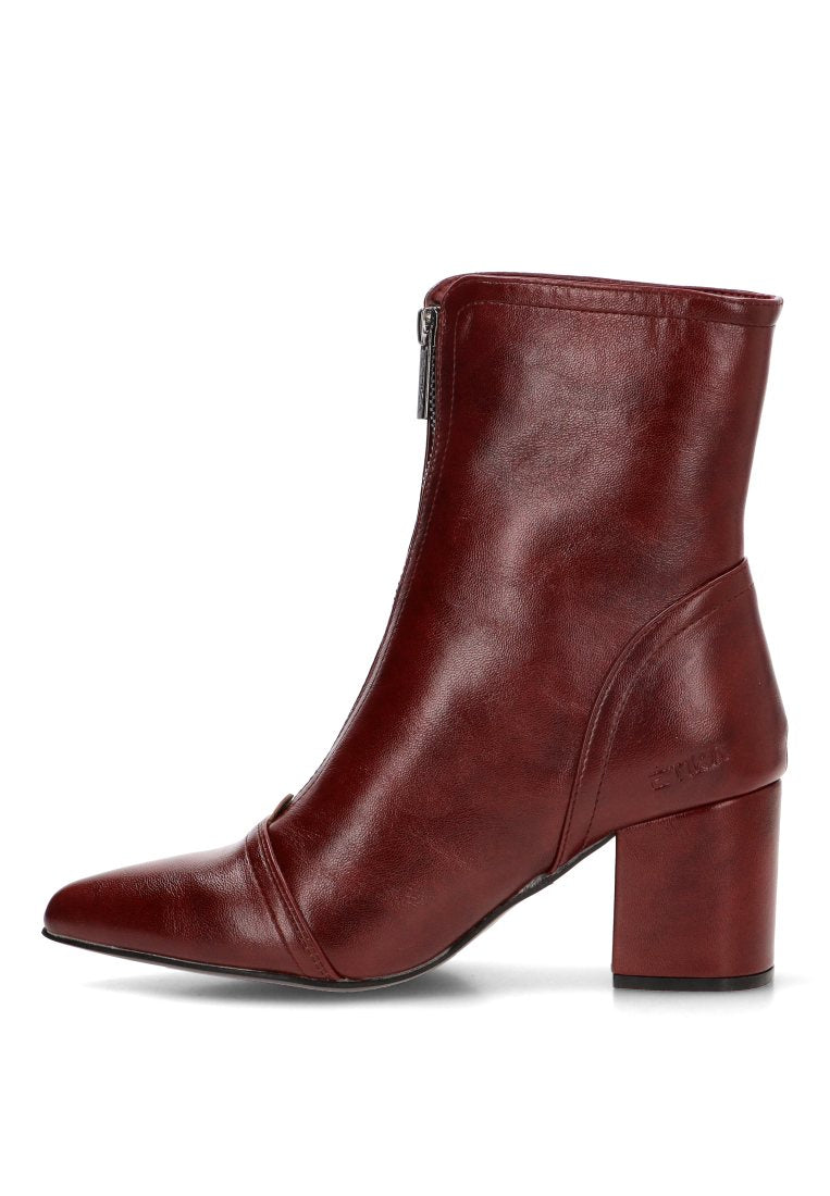 BOTIN CREMALLERA DELANTERA HANNA 32022 ETIKA MUJER BURDEOS