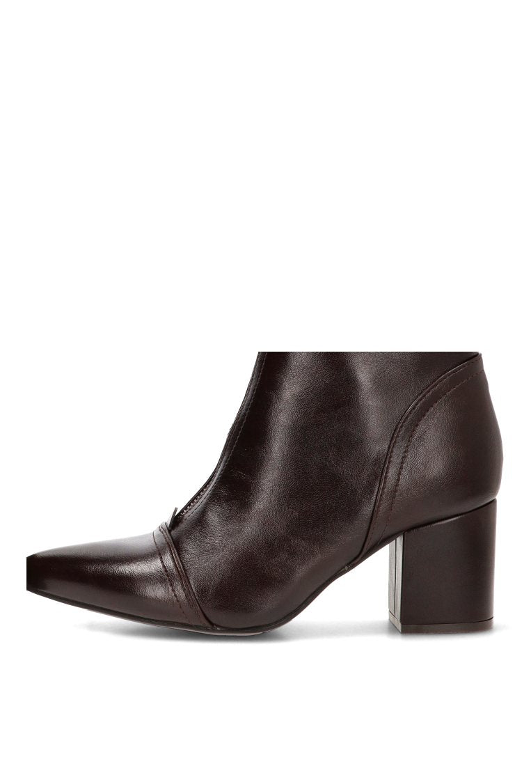 BOTIN CREMALLERA DELANTERA HANNA 32022 ETIKA MUJER CAFe