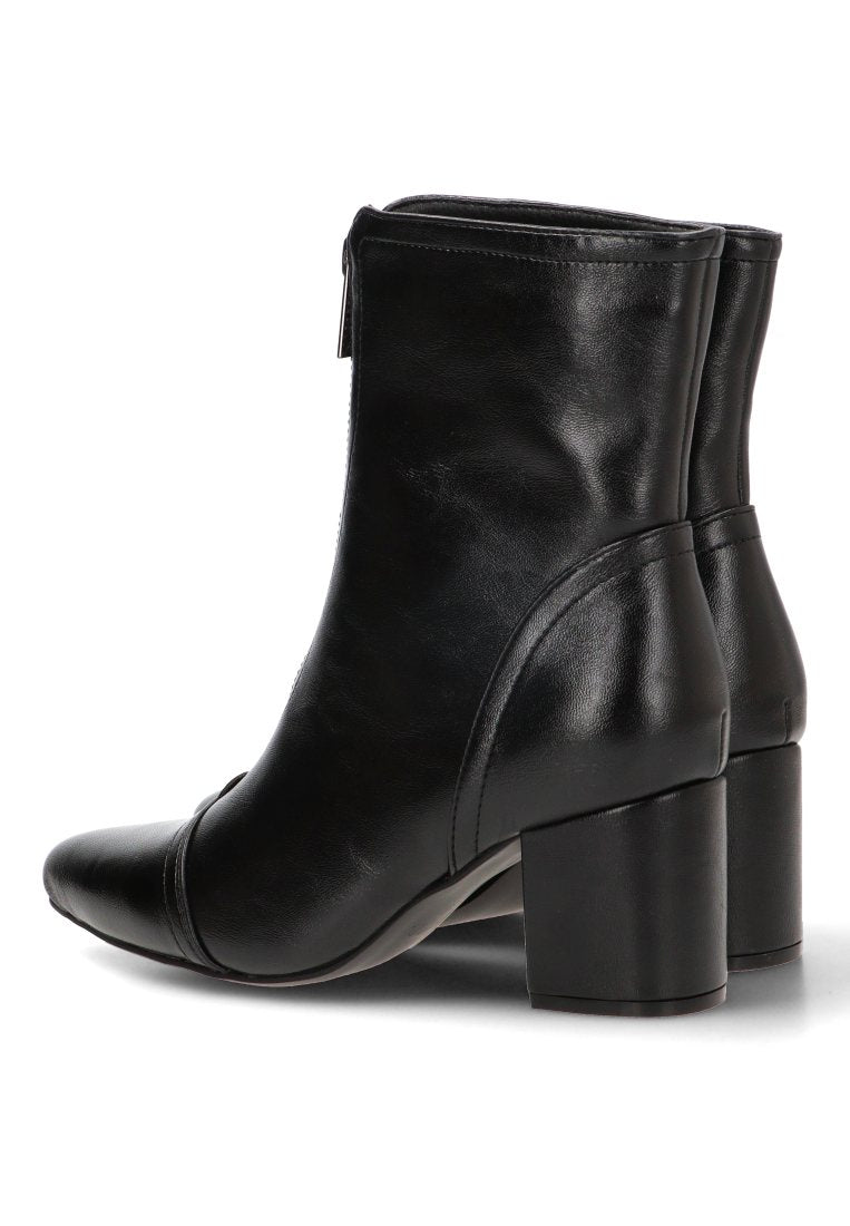 BOTIN CREMALLERA DELANTERA HANNA 32022 ETIKA MUJER NEGRO
