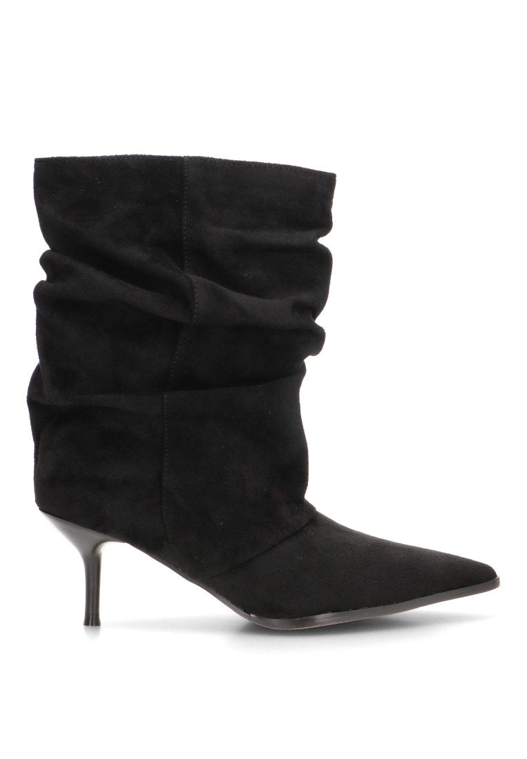 BOTIN ARRUGADO ESTELLE 32033 ETIKA MUJER NEGRO