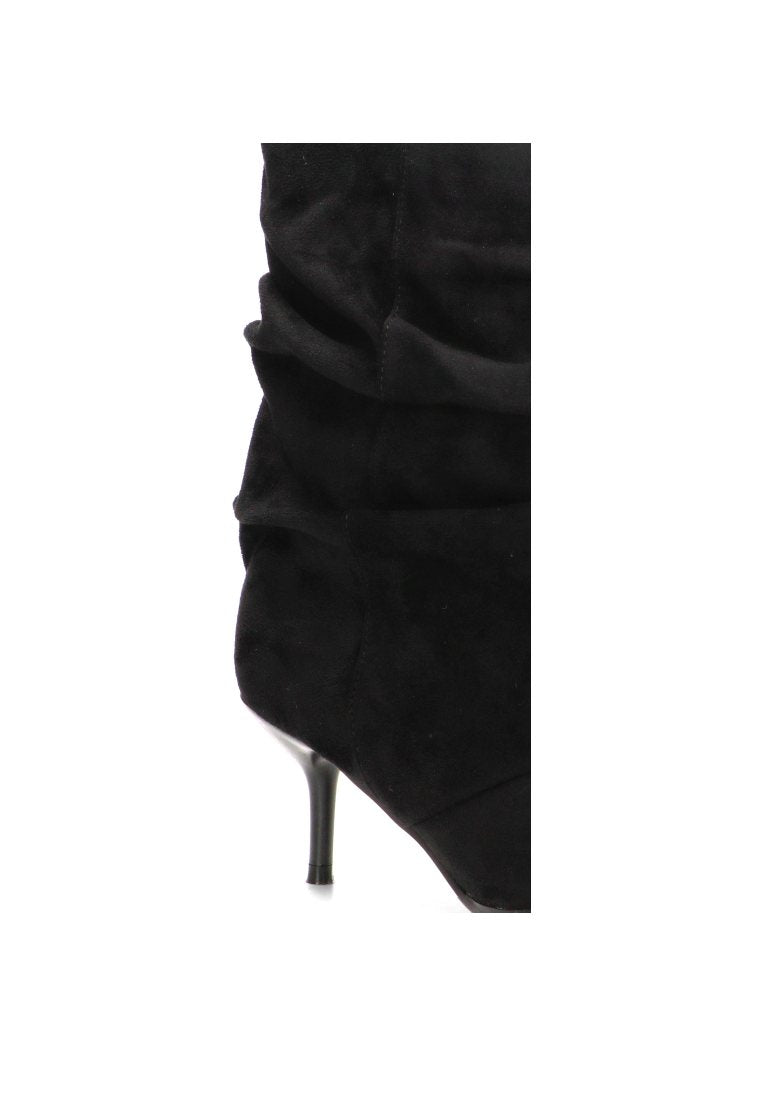 BOTIN ARRUGADO ESTELLE 32033 ETIKA MUJER NEGRO