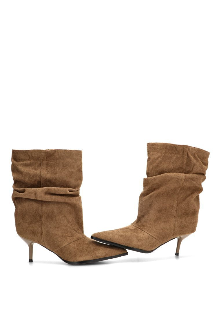 BOTIN ARRUGADO ESTELLE 32033 ETIKA MUJER TAUPE
