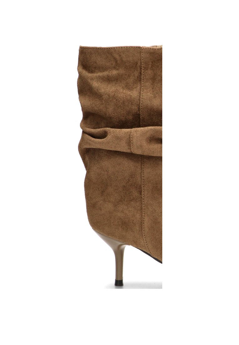 BOTIN ARRUGADO ESTELLE 32033 ETIKA MUJER TAUPE