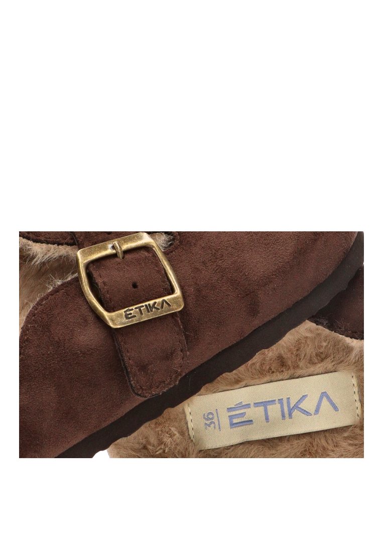 ZUECO SUELA PELO ORION 10177 ETIKA MUJER CAFe