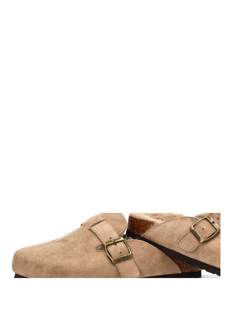 ZUECO SUELA PELO ORION 10177 ETIKA MUJER TAUPE