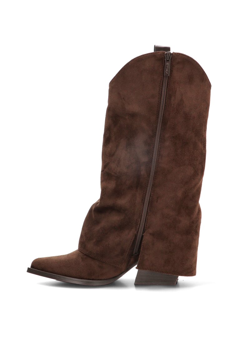 BOTA ARRUGADA HEBILLA DUNA 110574 ETIKA MUJER CAFe